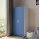 image 4 of White Kids 2-Door Wardrobe | Blue | 1