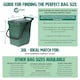 image 3 of All-Green 30 Litre Compostable Food Waste Bin Liners - 5 Rolls