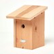 image 1 of Homescapes Real Wood Blue Tit Bird Box House Multi