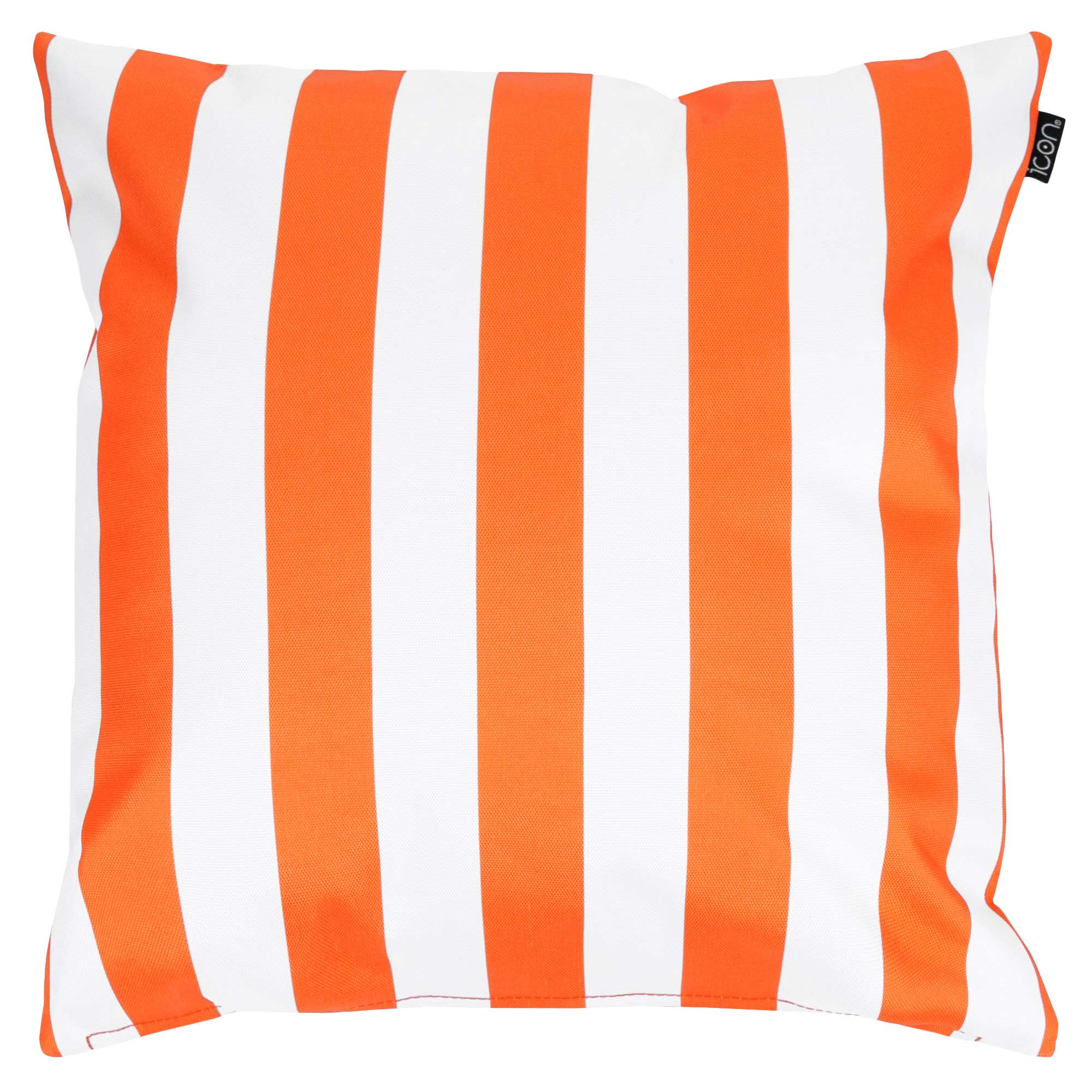 icon Deck Stripe Indoor-Outdoor Cushion, Orange