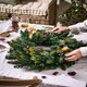 image 1 of DIY XL Evergreen Wreath - 60cm