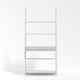 image 2 of Tiva Ladder Desk - MDF - L50 x W84 x H175.4 cm - White