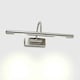 image 3 of ValueLights Modern Adjustable Brushed Chrome Picture Wall Light Chrome