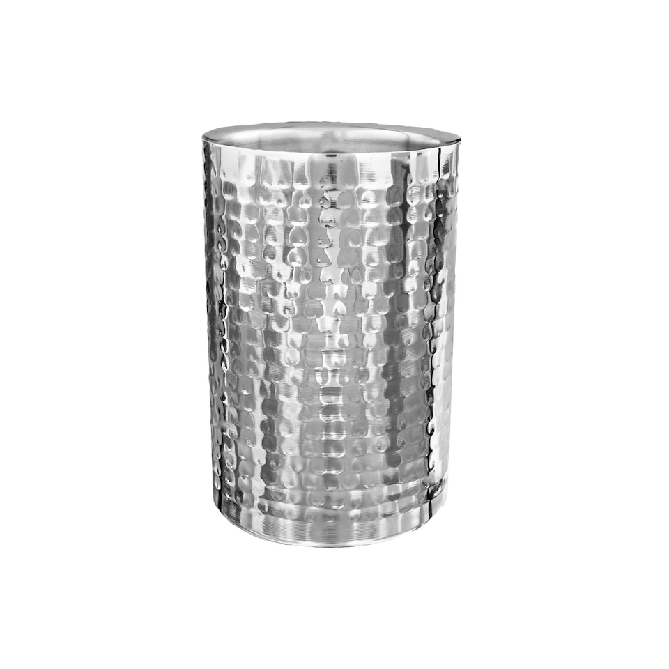 image 1 of Buckingham Double Wall Stainless Steel Professional Wine Cooler 1.5 Litre / 20 cm , hammered effect