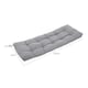 image 5 of Living and Home Patio Bench Seating Cushion, 130x50cm, Light Grey