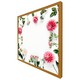 image 1 of Scattered flowers (Picture Frame) Brown | Oak | M