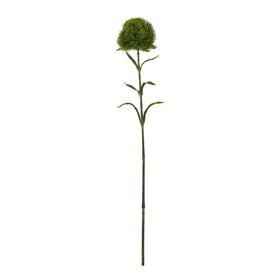 image 1 of Dark Dianthus (Single Stem Flower) - Plastic - Height 53 cm - Green
