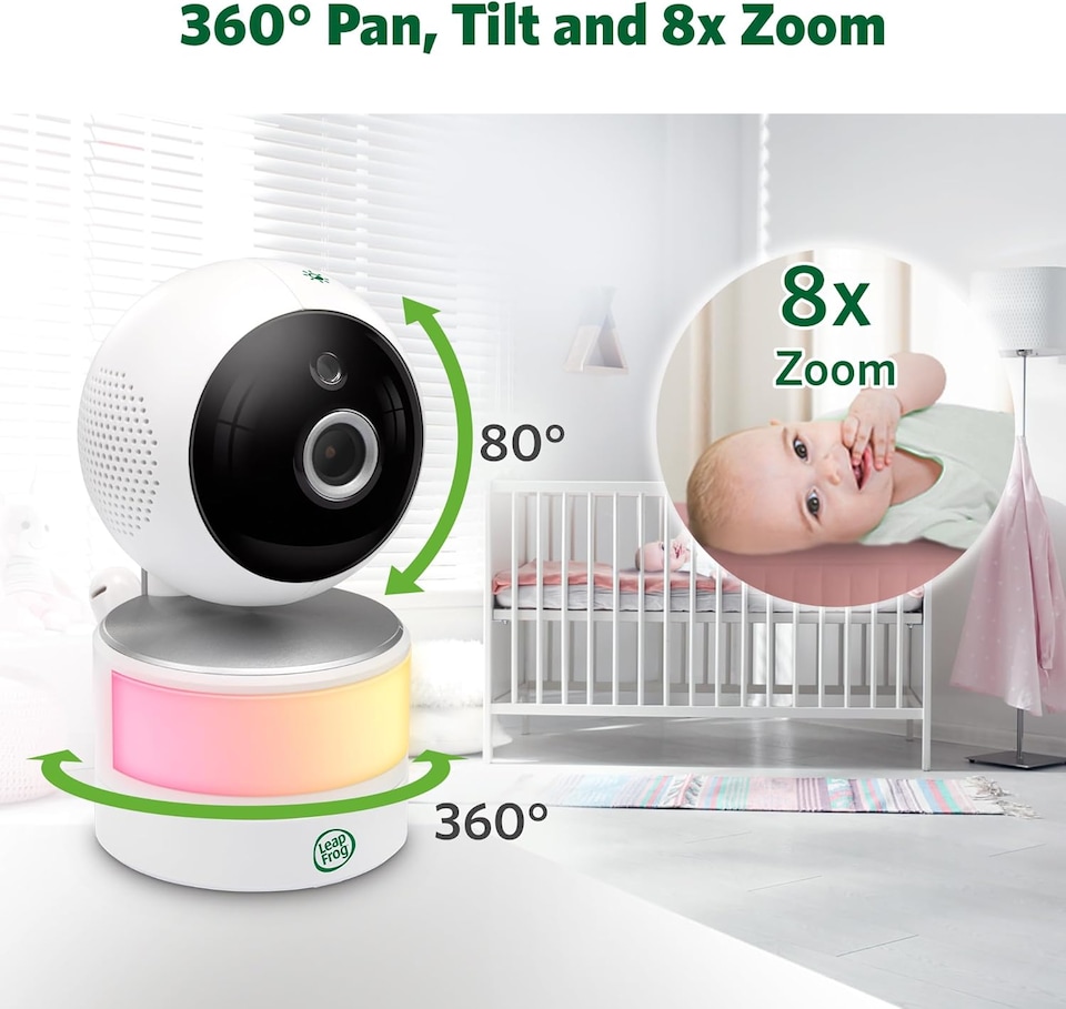 image 1 of LeapFrog LF920HD 7″ Video Baby Monitor with Colour Night Vision
