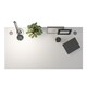 image 4 of Prima Desk 150cm in White with Height Adjustable Legs with Electric Control in Silver Grey Steel