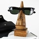 image 3 of Personalised Wooden Nose-Shaped Glasses Holder Silver