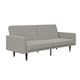 image 2 of Paxson Clic Clac Sofa Bed in Light Grey Fabric Grey | LIGHT GREY