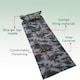 image 4 of Alivio Camping Inflatable Sleeping Pad, Waterproof Inflating Sleeping Mat (Single, Multicolour) | Multi
