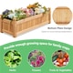 image 5 of Yaheetech Wood Rectangular Garden Planter-110.5 cm L