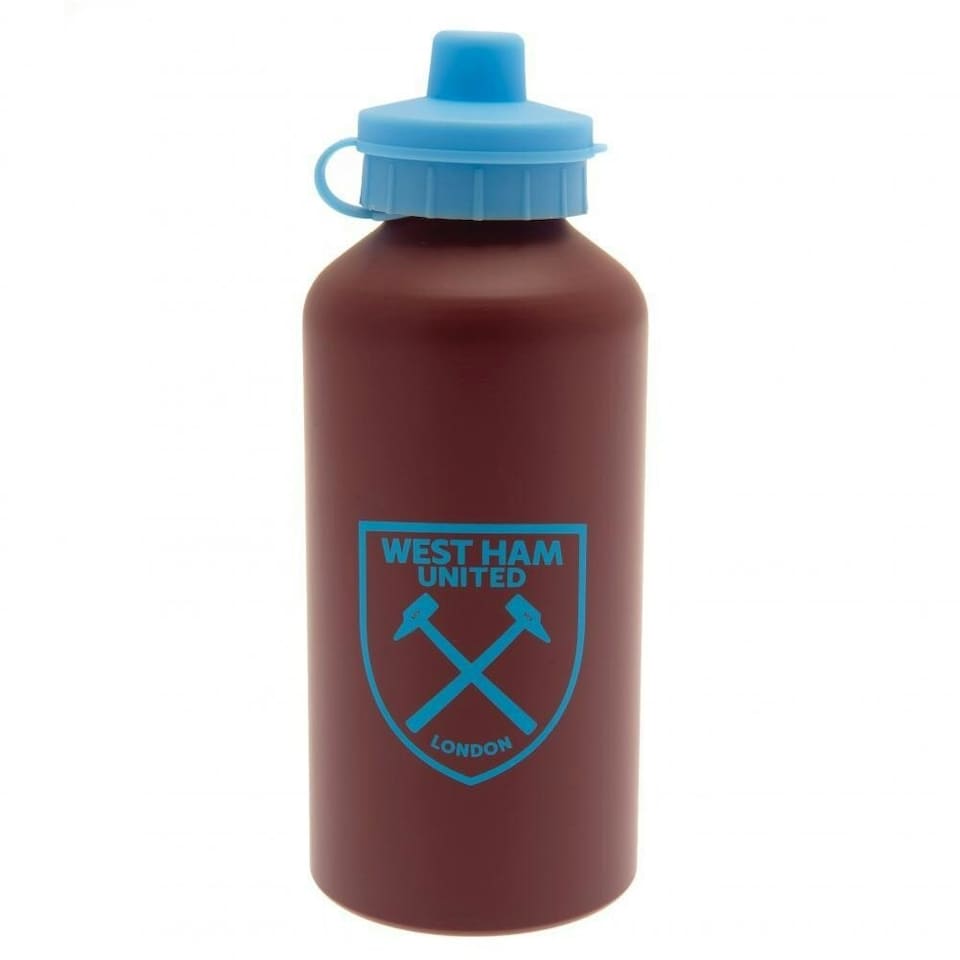 image 1 of West Ham United FC Matte Bottle - Claret Red/Sky Blue - One Size