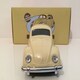 image 2 of VW Kafer HA31 Tin Plate Cream with Key 1:43 Scale New
