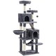 image 1 of Yaheetech 181.5 cm Multi-Level Cat Tree with Cozy Perches Dark Grey