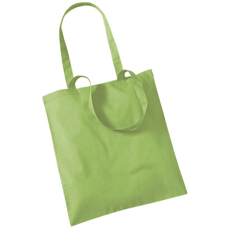 image 1 of Westford Mill Long Handle Tote Bag - Kiwi - One Size | Green