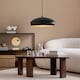 image 1 of EGLO Mogano 1 Vintage Steel Black And Copper Single Pendant Light