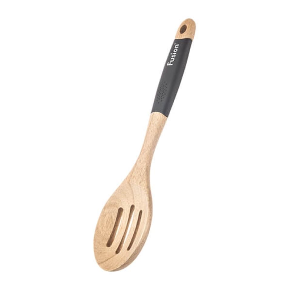 image 1 of Fusion Acacia Wood Slotted Spoon