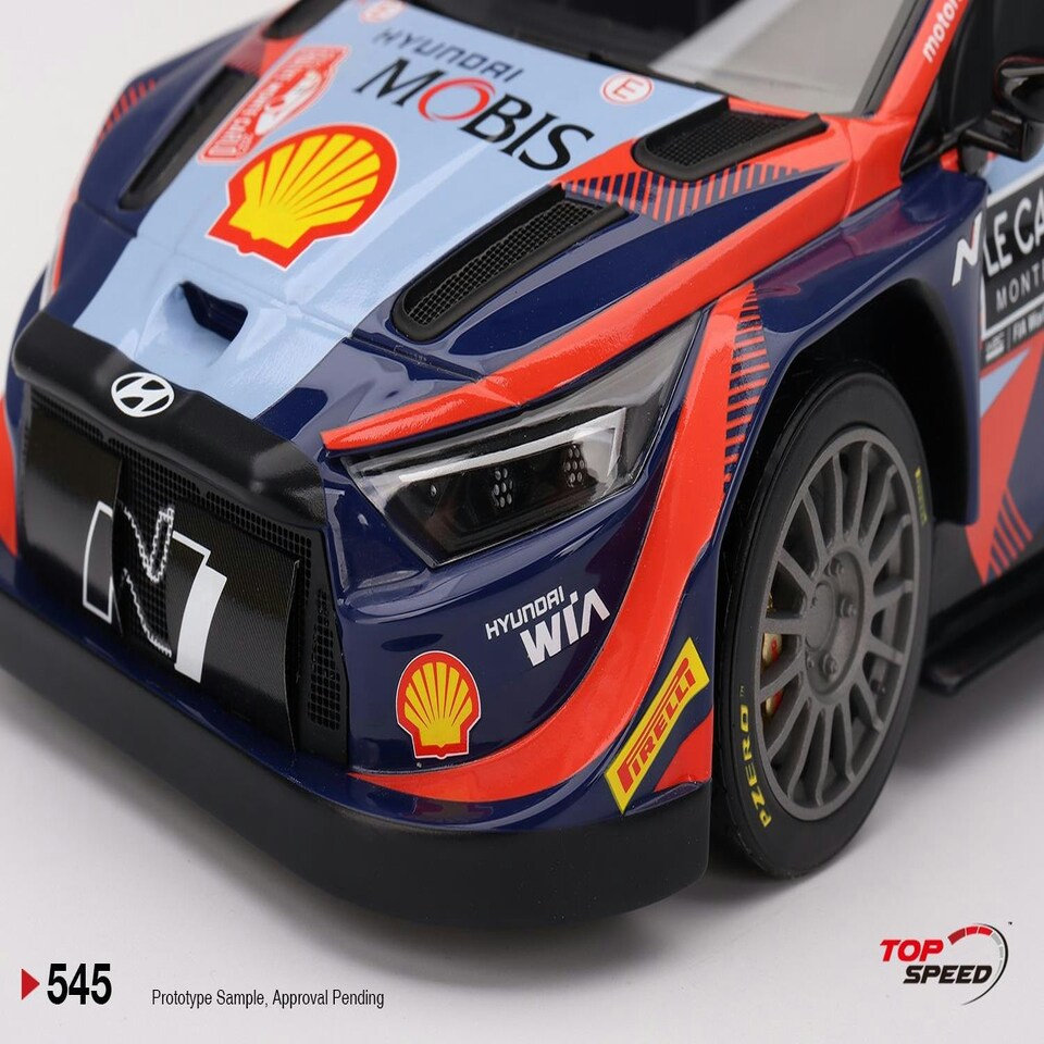 image 1 of Hyundai i20 N Rally1 Hybrid #11 2023 Rally Monte Carlo 3rd 1:18 TSM TS0545