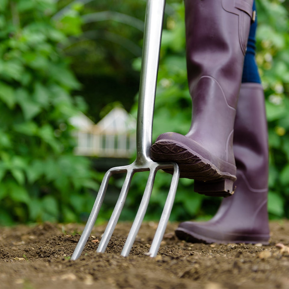image 1 of Kent & Stowe Stainless Steel Digging Spade and Fork Set