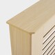 image 8 of OHS MDF Horizontal Slat Grilled Radiator Cover, Large - Natural Wood Brown | Natural Wood