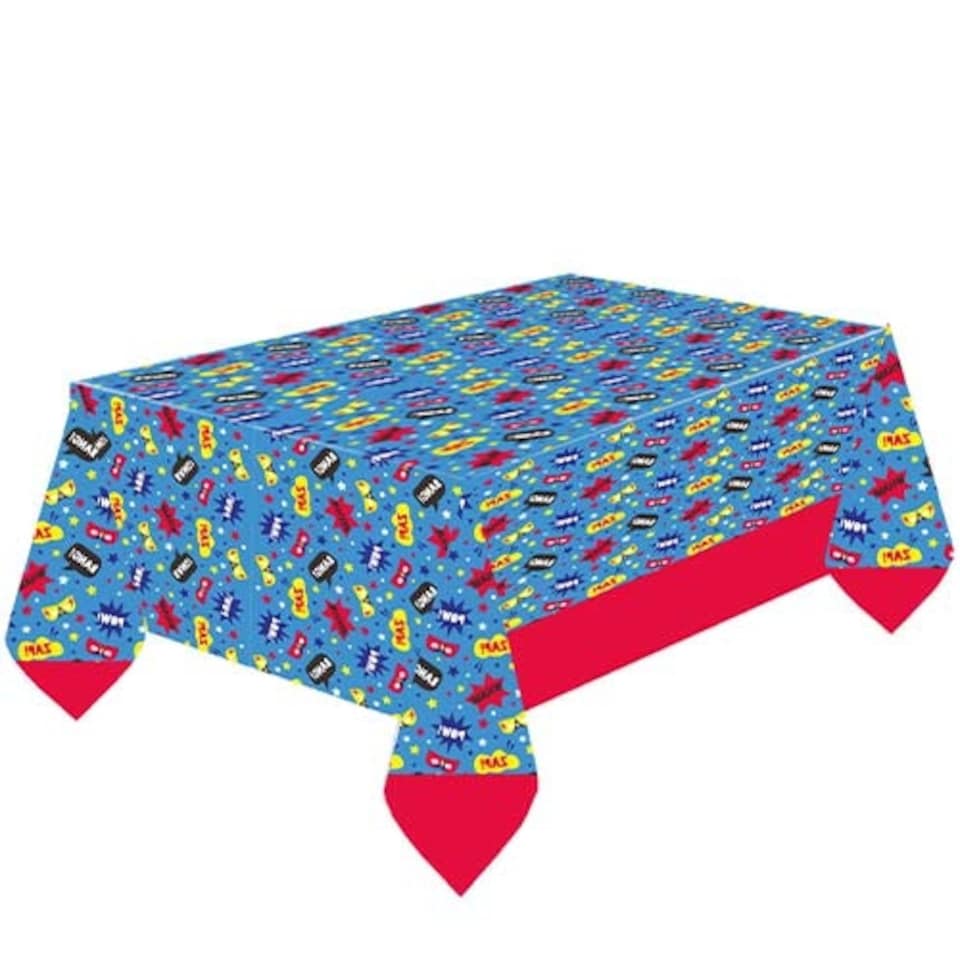 Superhero Paper Tablecover 180cm x 120cm