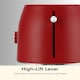 image 6 of Hamilton Beach Kettle, Toaster & Microwave Set, Ella, 1.7L Electric Kettle, Wide Slot Toaster 2 Slice, Microwave, 20L Retro, Kettle & Toaster Set, Red