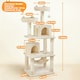 image 3 of Yaheetech 158 cm Multi Level Cat Tree with Condos Beige