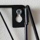 image 4 of OHS Geometric Wire Hanging Wooden Wall Mounted Display Storage Organiser Shelf - Black