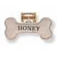 image 1 of History & Heraldry Pre-Personalised Squeaky Bone Dog Toy - Honey