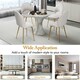 image 2 of COSTWAY Dining Chairs Set of 2 Accent Chairs Grey
