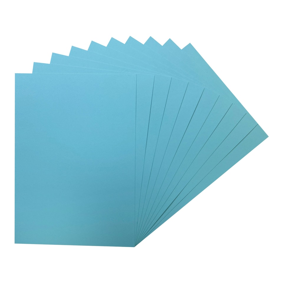 image 1 of Pack of 50 A5 Coloured Card 160gsm Sheets | Blue | Light Blue | A5 | 1