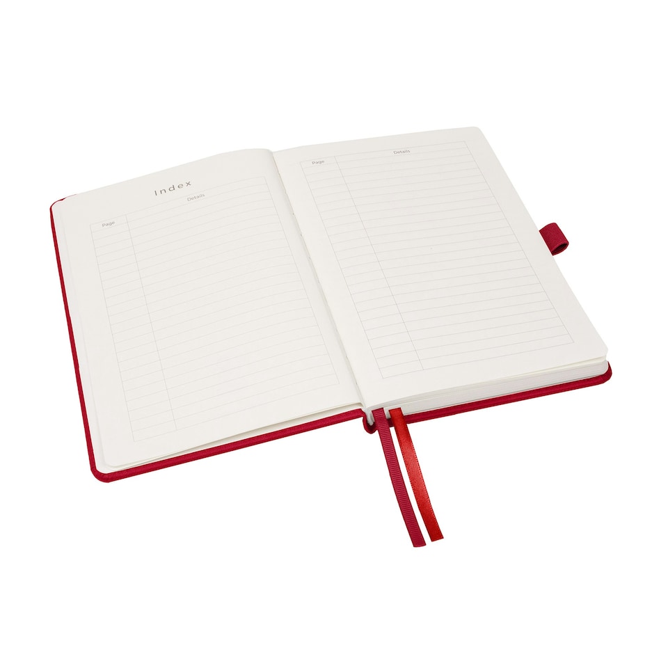 image 1 of Notes London A5 Italian Styled Moretti Notebook Red