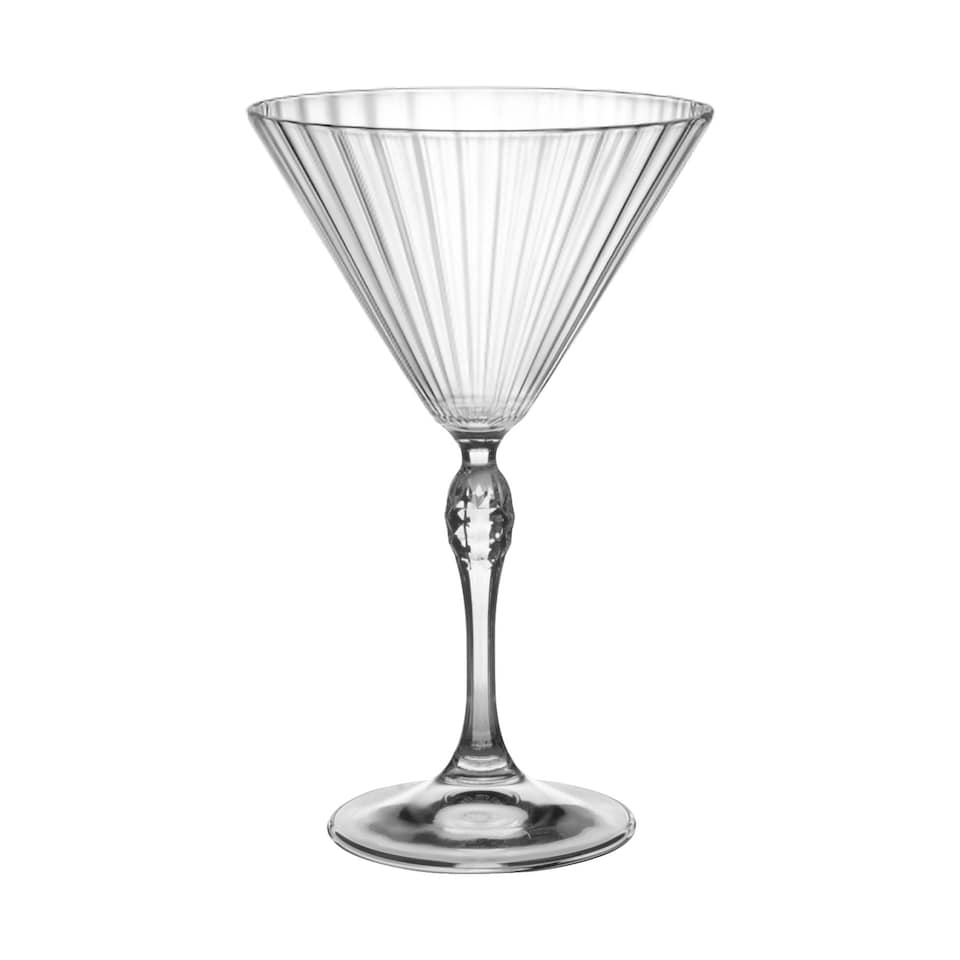 image 1 of Bormioli Rocco America '20s Martini Glasses - 250ml - Clear - Pack of 6