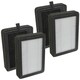 image 1 of SPARES2GO HEPA Filter compatible with Levoit LV-H128 LV-H13EU Air Purifier LV-H128-RF LV-13EU-RF (Pack of 4 Filters)