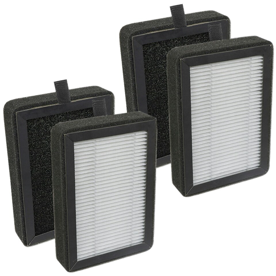 image 1 of SPARES2GO HEPA Filter compatible with Levoit LV-H128 LV-H13EU Air Purifier LV-H128-RF LV-13EU-RF (Pack of 4 Filters)