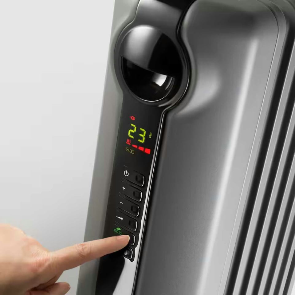 image 1 of De'Longhi 2000W Oil Filled Radiator - Grey TRRS0920E.G