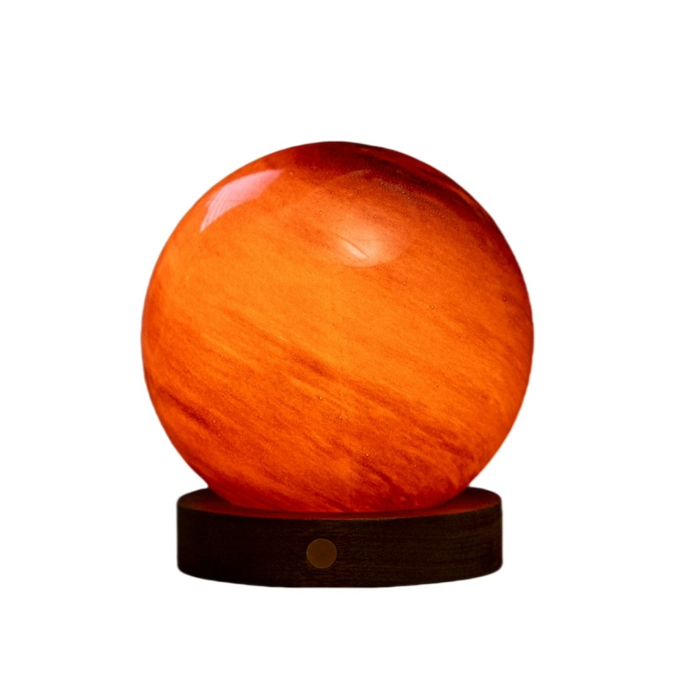 image 1 of Gingko Large AstraGlass Desk Lamp Multi | Sand Storm