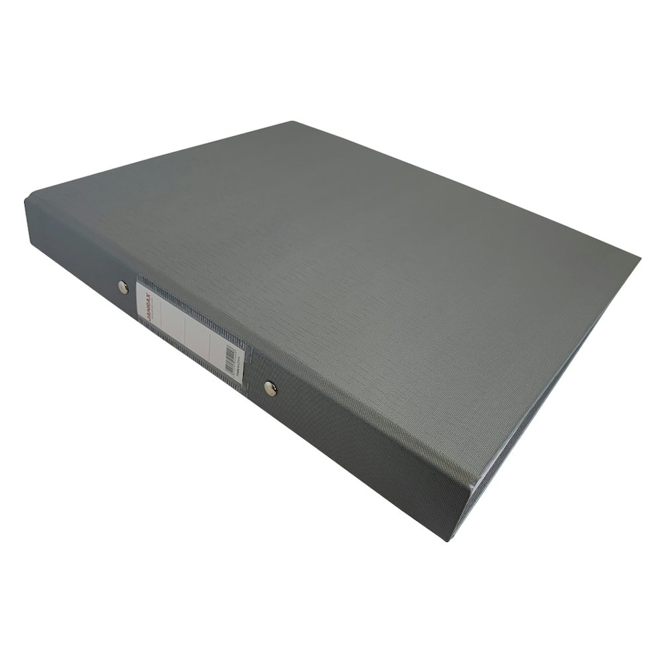 image 1 of Pack of 10 A4 Grey Paper Over Board Ring Binders by Janrax