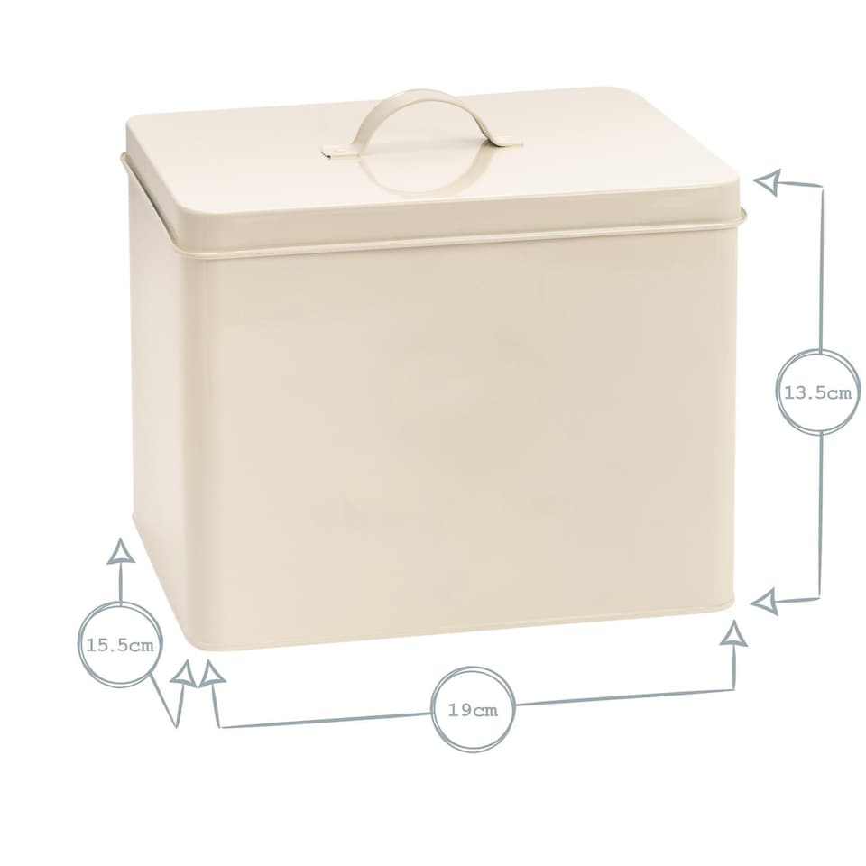 image 1 of Harbour Housewares Vintage Metal Dishwasher Tablets Canister - Grey | Grey | Grey | 1