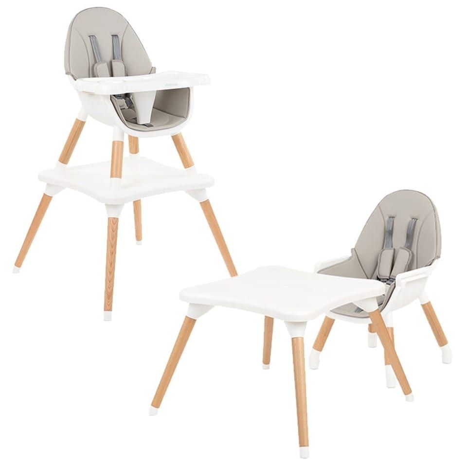 image 1 of Kikka Boo Highchair Multi 3 In 1 Grey