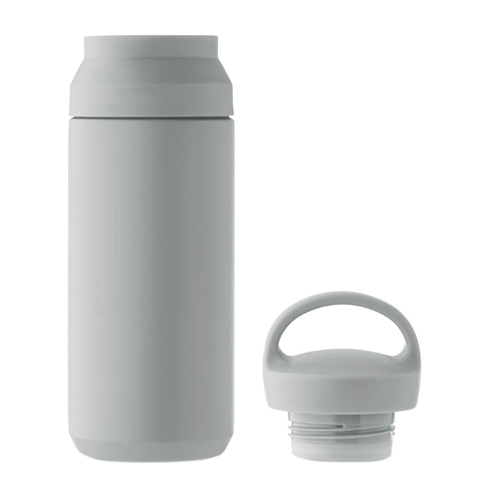 image 1 of MidOcean Onyx Double-Walled 320ml Bottle - Grey - One Size Grey | One Size