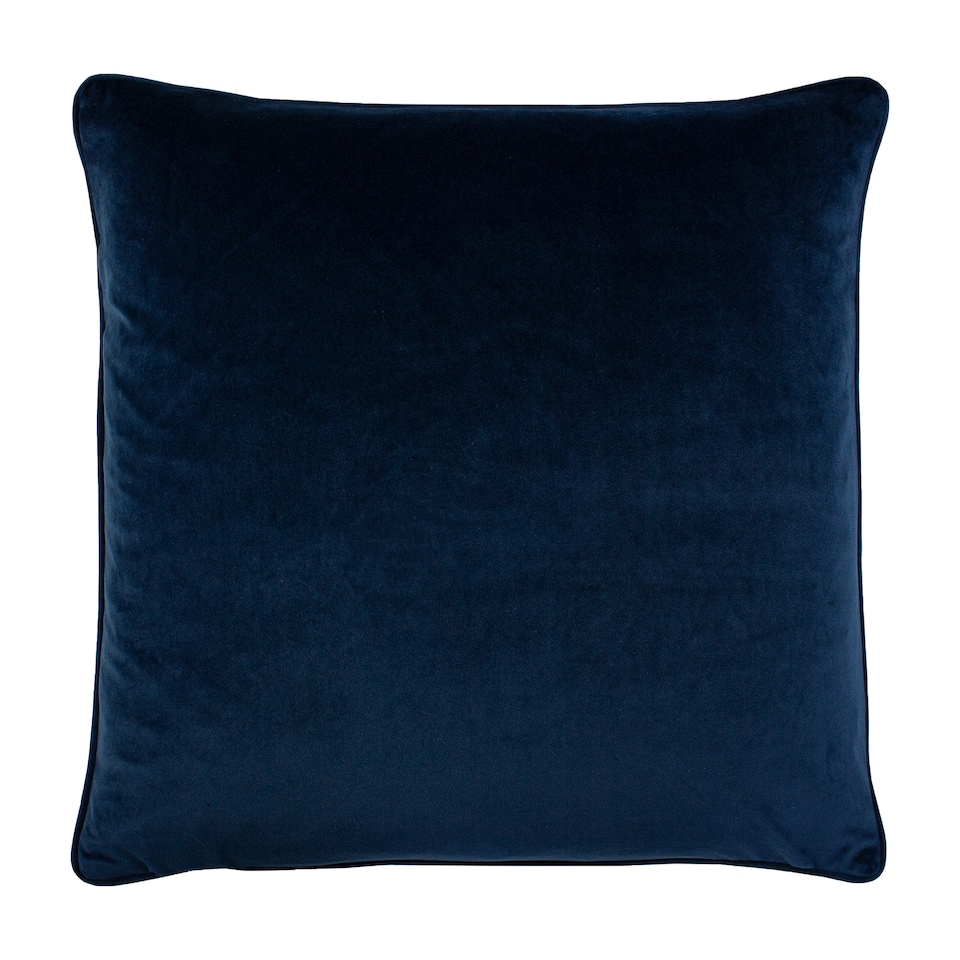 image 1 of Paoletti Botanical Cushion, Navy, 50 x 50cm