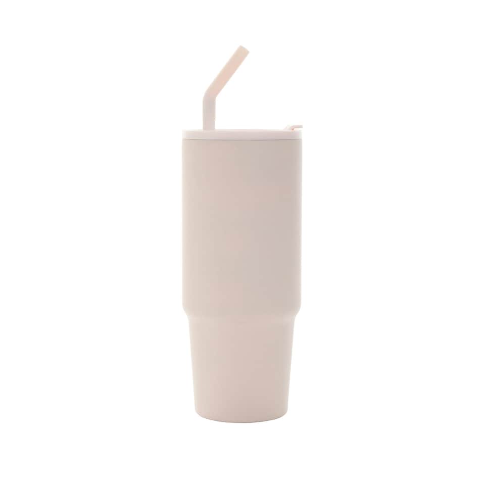 image 1 of XD Collection Embrace Deluxe Recycled Stainless Steel 900ml Tumbler - Pink - One Size