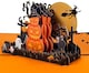 image 4 of Pumpkins With Witchlight Night 3D Pop Up Halloween Card