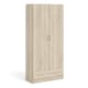 image 1 of Space Wardrobe with 2 Doors + 1 Drawer in Oak 1750