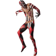 Rubies Unisex Adult Dead Acrobat Costume - Black/Red - L L