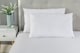 image 2 of Terry Towel Waterproof Water Resistant Non Noisy Pillow Protectors 2PK Zippered Closing | White