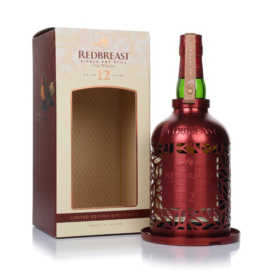 image 1 of Redbreast - Irish Single Malt 12 year old Whiskey Birdfeeder Gift Pack (Old Bottling) | Multi | 1